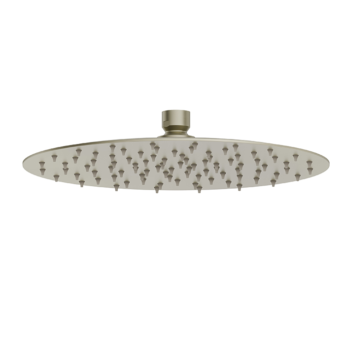 Newform X-STEEL 316 Верхний душ, 25см., без кронштейна, G1/2" , цвет: PVD Brushed pale gold