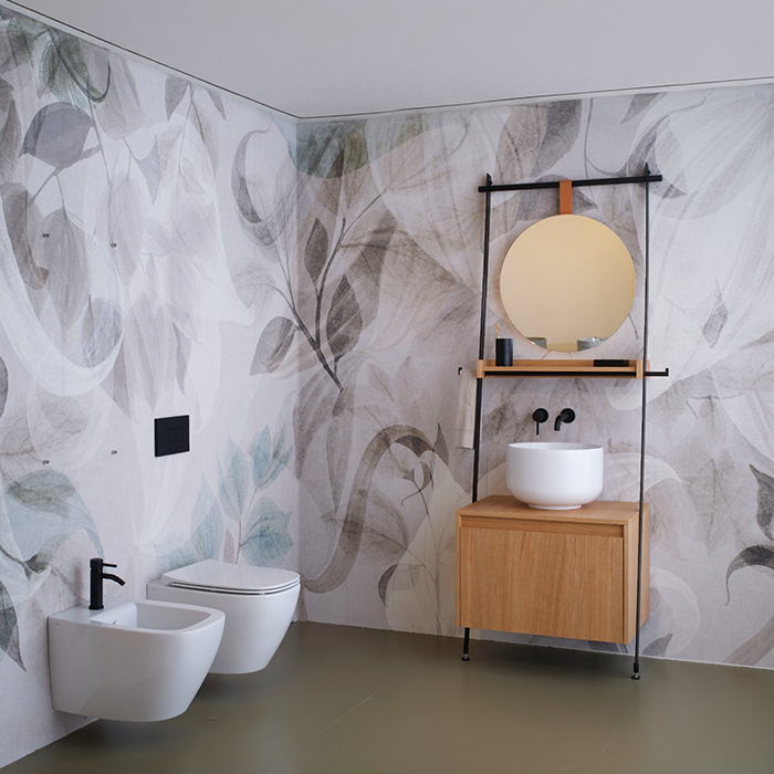 Simas Juniper Унитаз подвесной 53x37см, слив TORNADO (green vertigo), цвет: белый глянец