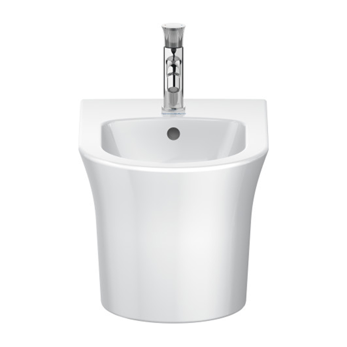 Duravit White Tulip Биде подвесное 37x54 cм, с переливом, с 1 отв., WonderGliss, цвет: белый