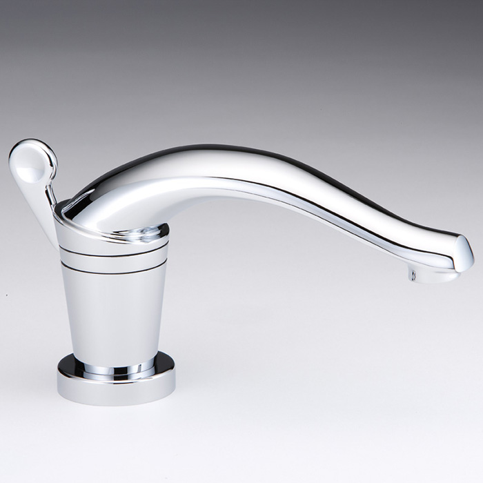 THG Bagatelle metal Смеситель для раковины на 1 отверстие, с донным клапаном, цвет: хром