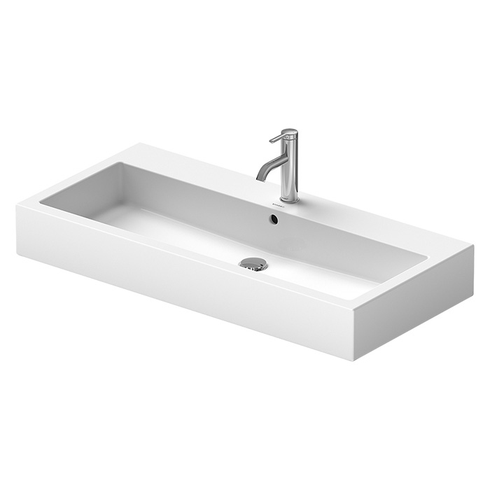 Duravit Vero Раковина подвесная 100x47см., с 1 отв., с переливом, цвет: белый