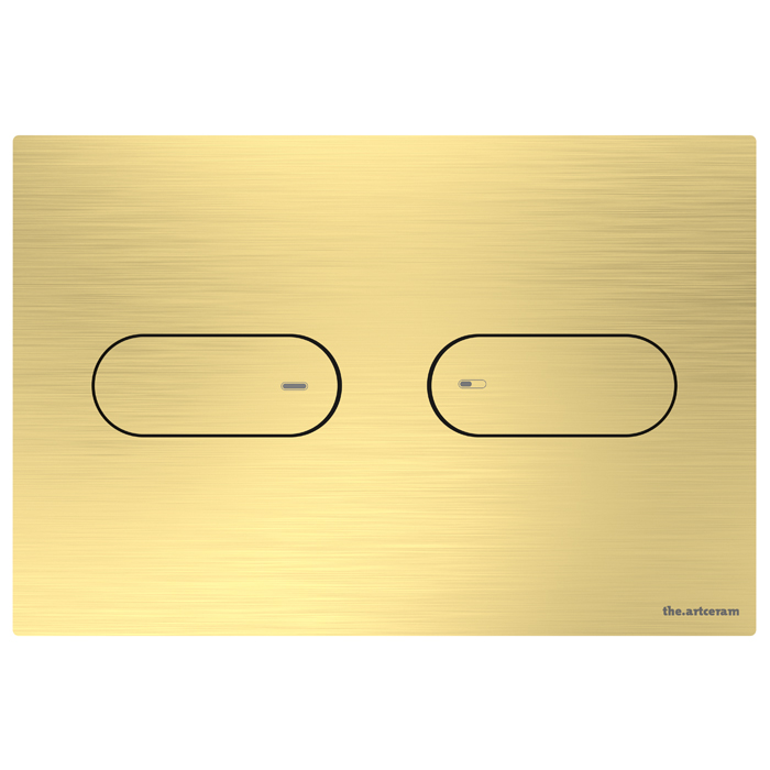 Artceram INOX Смывная клавиша, цвет: золото брашированное PVD
