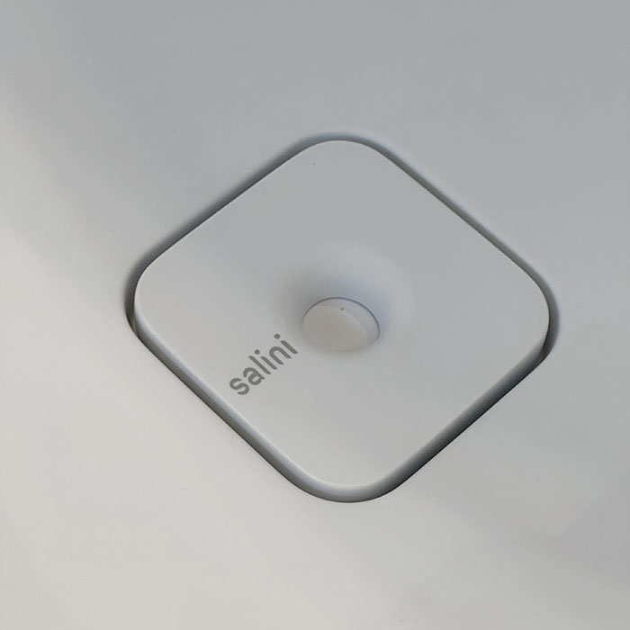 Salini Perla CR Ванна угловая 180x90см, материал S-Stone, цвет: белый матовый