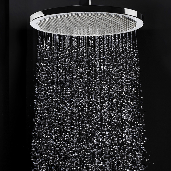 Bossini ApiceВерхний душ Ø280 мм., с настенным держателем 330 мм, цвет: хром