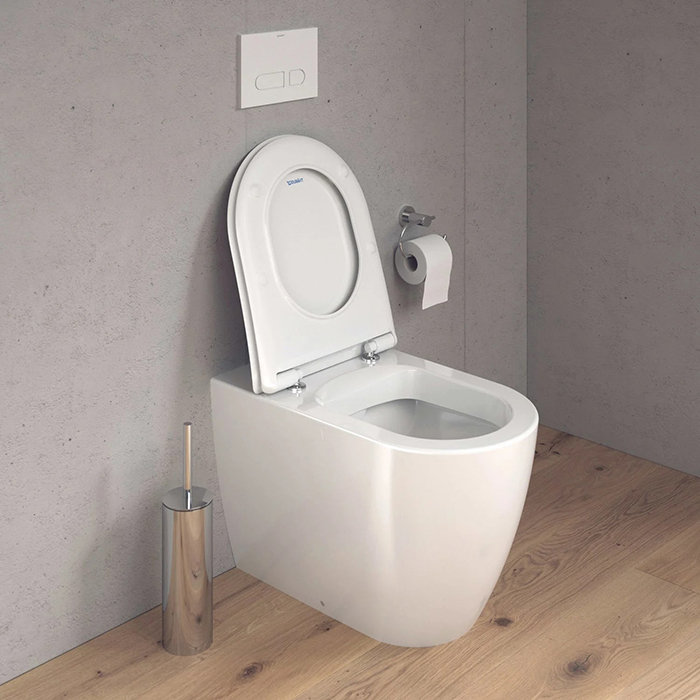 Duravit Soleil by Starck Унитаз 37х60см., напольный, безободковый, слив универсальный, Weiß Hochglanz, HyG, цвет: белый