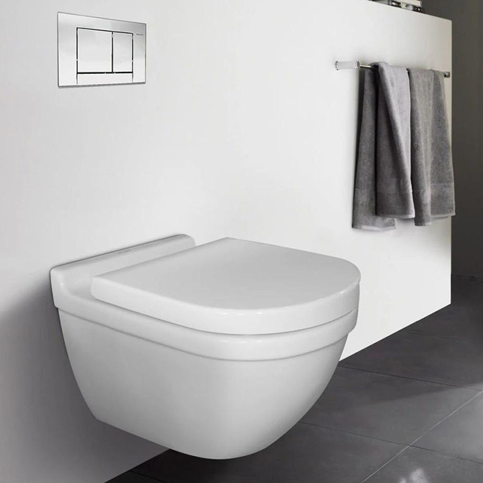 Duravit Starck 3 Унитаз подвесной 62х37см., с креплением Durafix, WonderGliss, цвет: белый