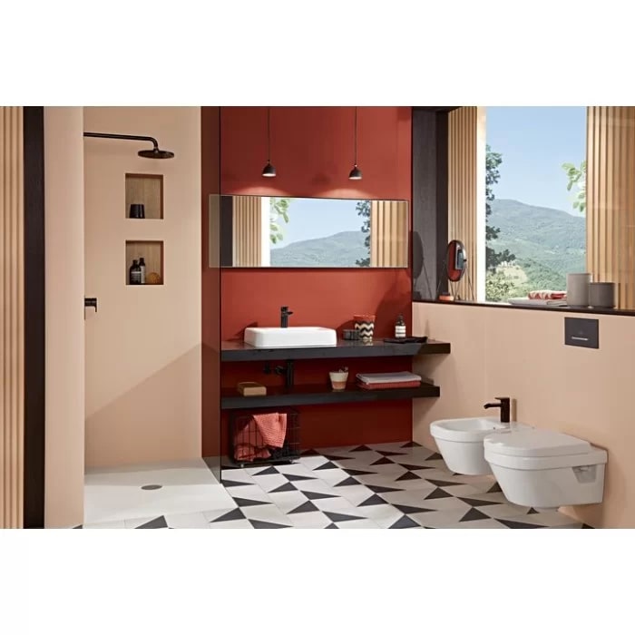 Villeroy&Boch Architectura Унитаз 37х53х33см., подвесной, безободковый, в комплекте сиденье c микролифтом, цвет: альпийский белый