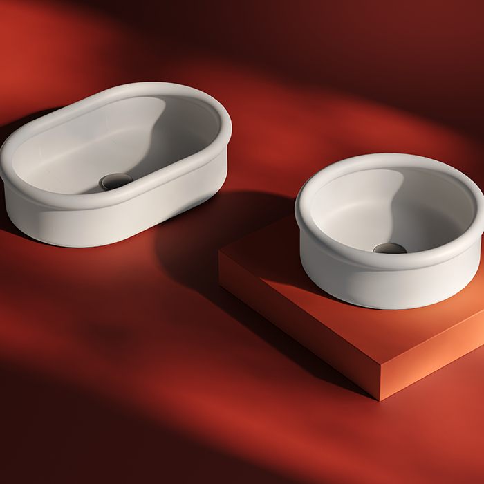 Artceram Brera Раковина накладная 60x45х15см., без отв., цвет: белый глянцевый