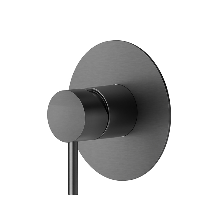 Newform X-STEEL 316 Смеситель для душа, встраиваемый, цвет: PVD Brushed gun metal