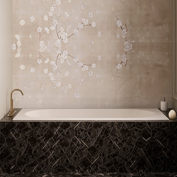 Salini Lofo Kit Ванна 179х79.1х61см., встраиваемая, Solid Surface, с донным клапаном, сифоном, ножками, слив-переливом, цвет: белый матовый