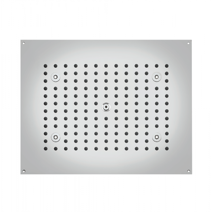 BOSSINI DREAM-RECTANGULAR Верхний душ 470 x 370 мм с 4 LED RGB, блок питания/управления, Cromoterapia, цвет: хром