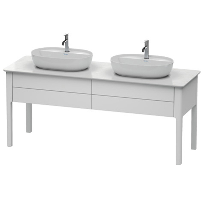 Duravit Luv База напольная для двух раковин 178.8x57х74.3см., 2 выдв.ящика, со столешницей каменной, цвет: белый