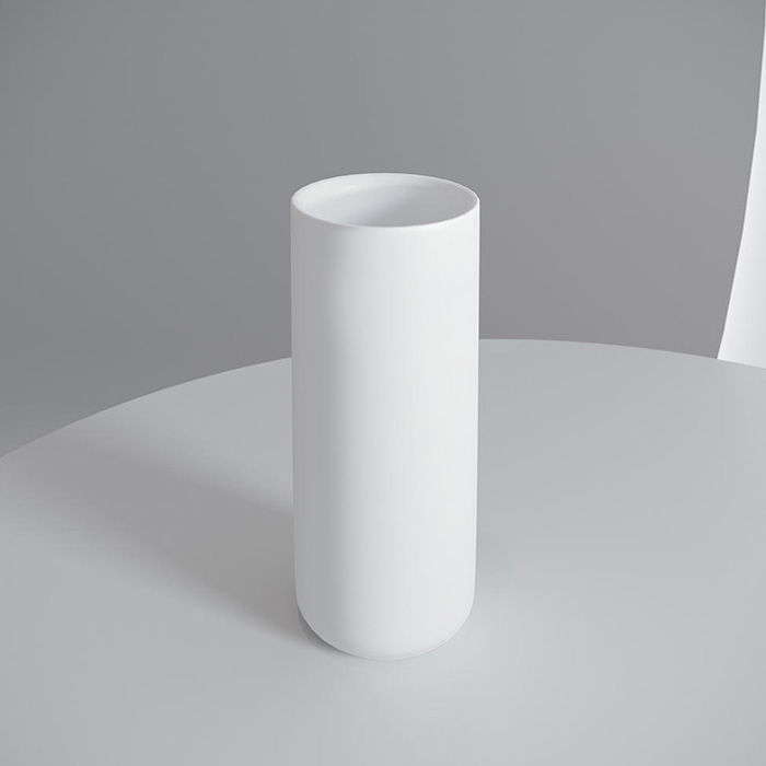 Salini Gocce Стакан настольный, S-Stone, цвет: белый матовый