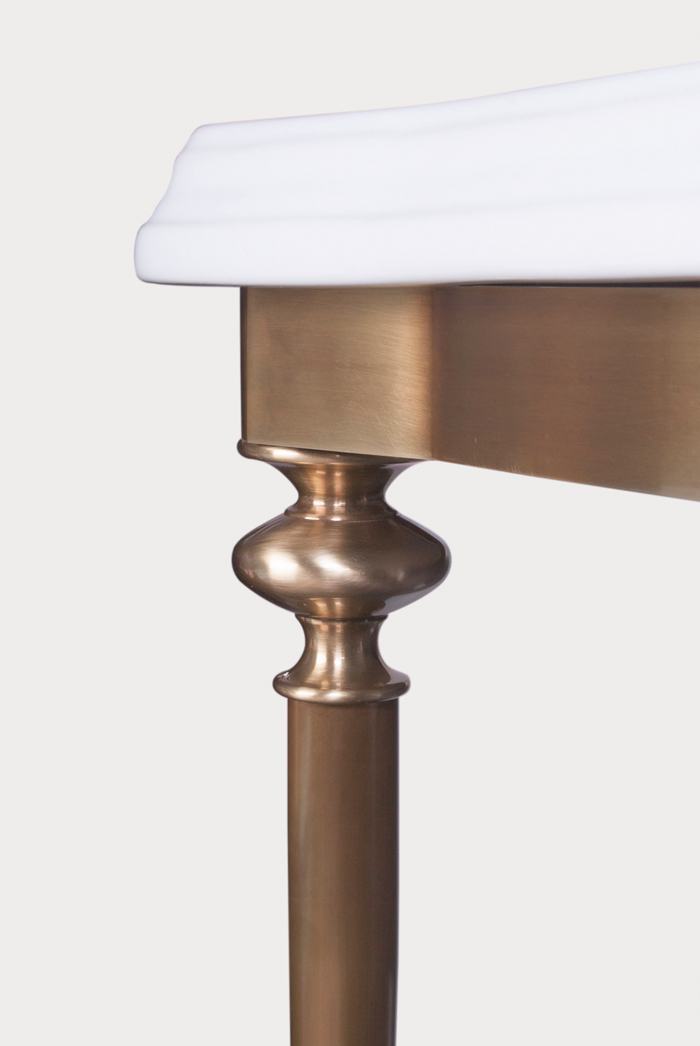 TW Bristol 874.2, Консоль напольная 105х56см., с раковиной на 1 отв., цвет:бронза