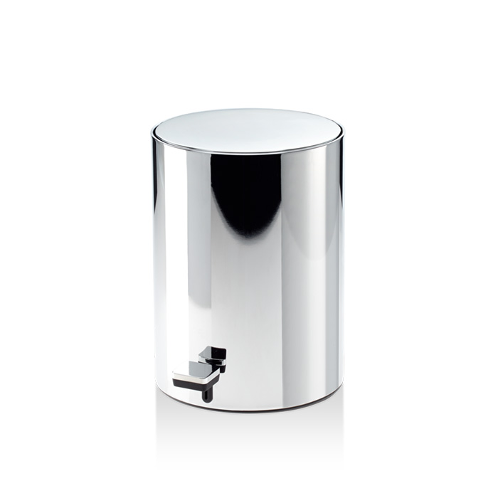 Decor Walther TE 50 Ведро 23.5xh32см, с педалью и крышкой, softclose, напольное, цвет: хром