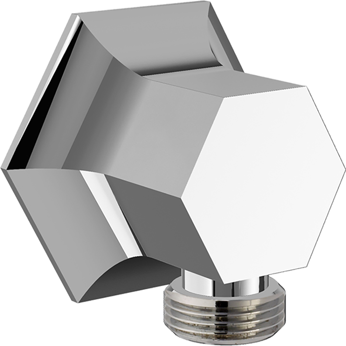 Cisal Cherie Вывод из стены для душевого шланга, цвет: хром