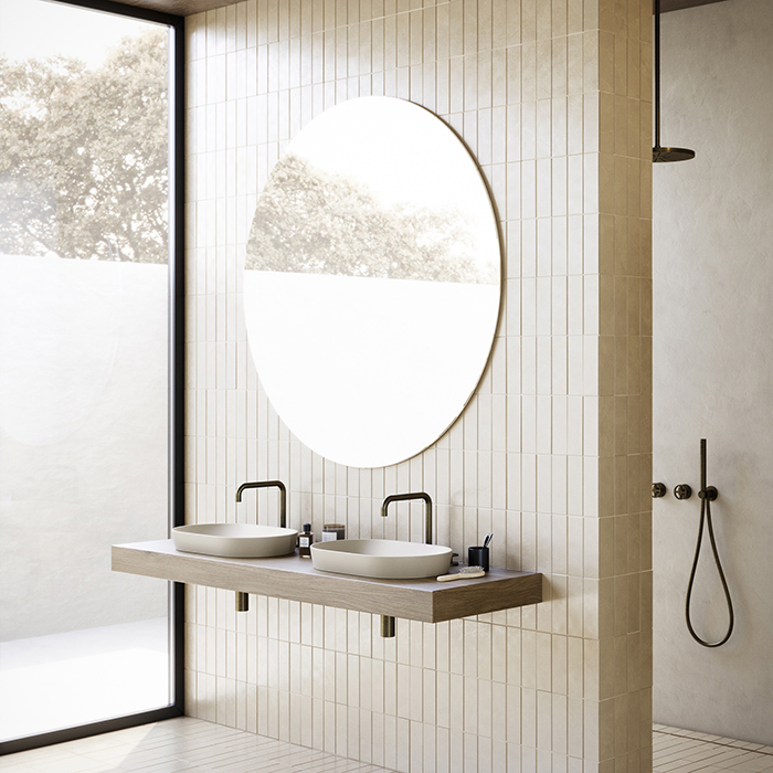 Catalano Sfera Раковина 55x35см встраиваемая, без отв., цвет: Sabbia Satinato