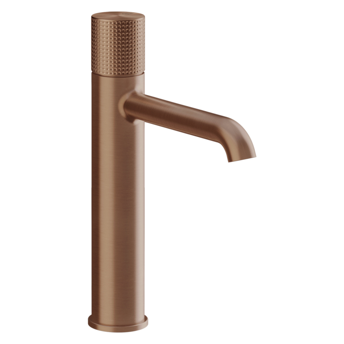 Gessi Habito Cesello Смеситель для раковины, 1 отв., без донного клапана, цвет: Copper Brushed PVD