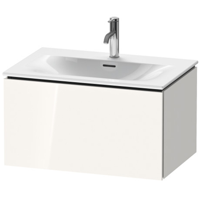 Duravit L-Cube База подвесная 72x48.1x40см с раковиной, 1 выдвижное отделение, цвет: глянцевый белый