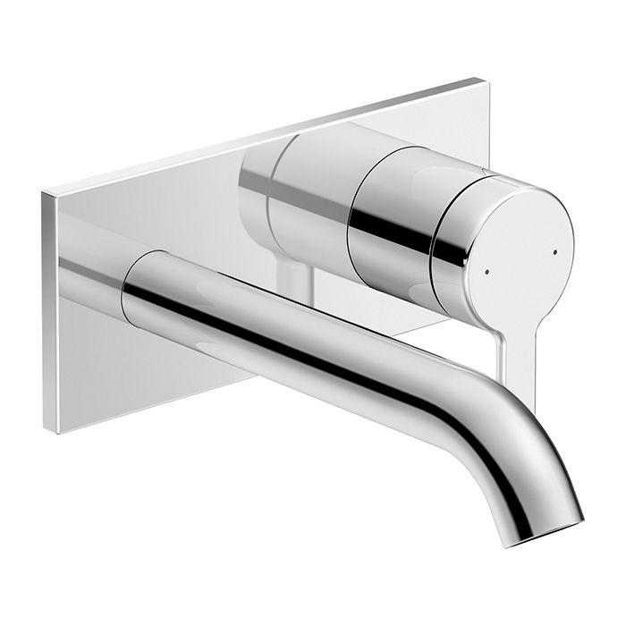 Duravit C.1 Смеситель для раковины, встраиваемый,  излив 174мм, цвет: хром