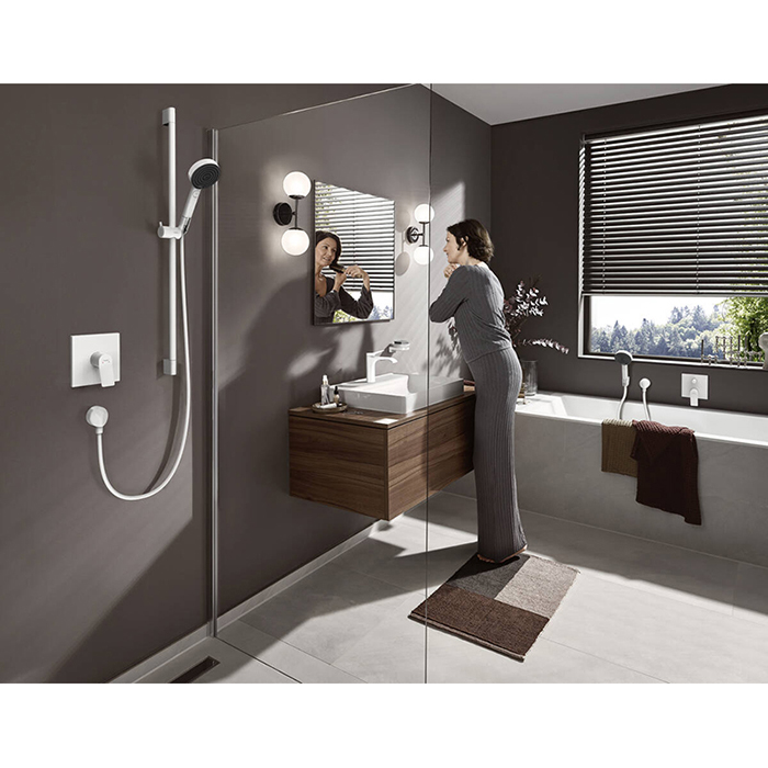 Hansgrohe Vivenis Смеситель для ванны, встраиваемый, цвет: белый матовый