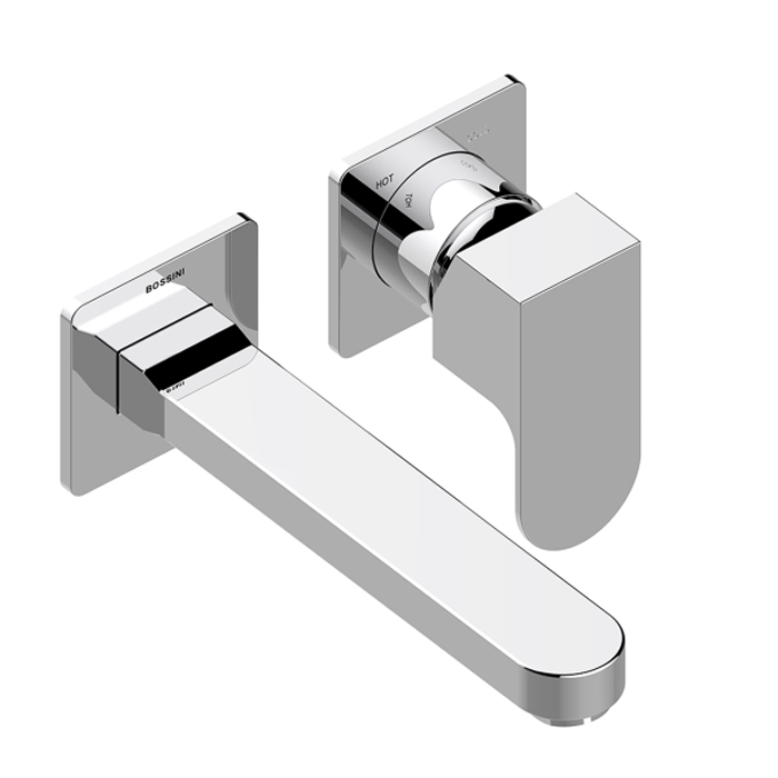 Bossini Gillo Наружная часть cмеситель монорычажного GILLO с изливом 18,5 см , без донного клапана, цвет: хром