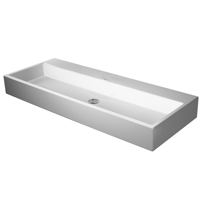 Duravit Vero Air Раковина накладная 120х47см, без отв., без перелива, цвет: белый