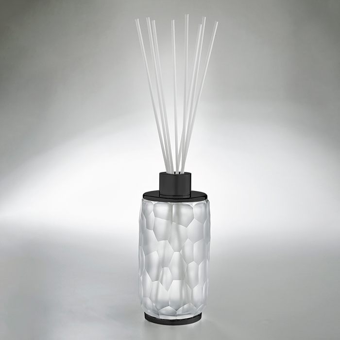 3SC Nest Ароматический диффузор, настольный, цвет: прозрачный хрусталь/никель черный матовый