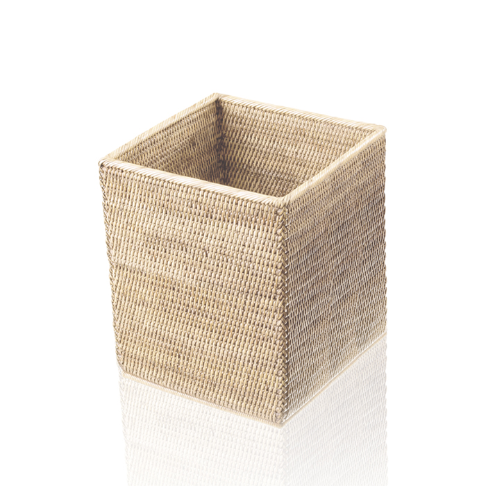 Decor Walther Basket QK Корзина для бумаги 25x25x30см, напольная, цвет: ротанг светлый