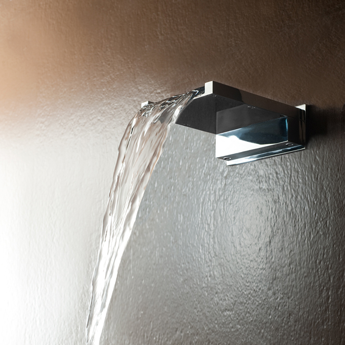 Bossini Cascata XL Верхний душ, настенный, каскад, цвет: хром