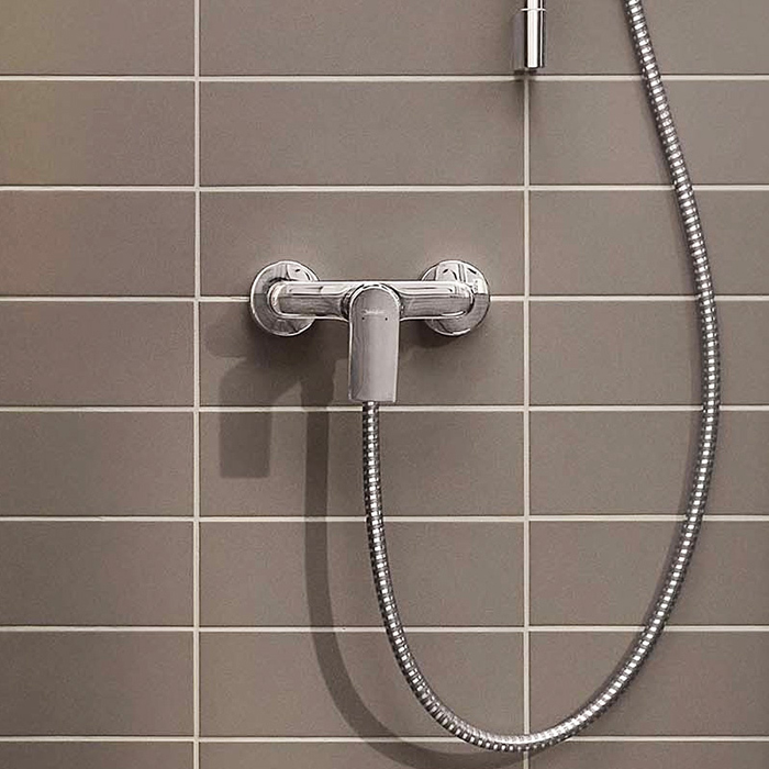 Hansgrohe Rebris E Смеситель для душа, настенный, цвет: хром