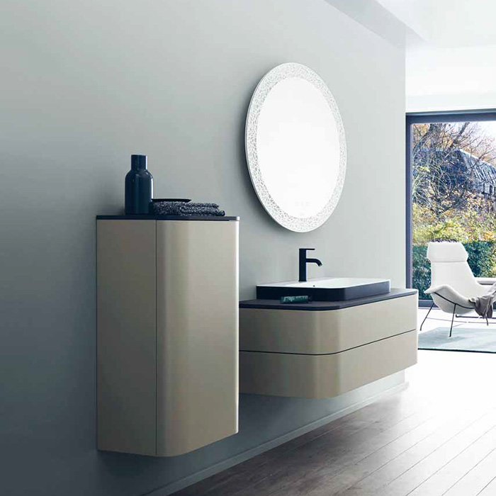 Duravit Happy D.2 Plus Раковина 60х46 см, 1 отв., с переливом, цвет: Anthracite matt/белый