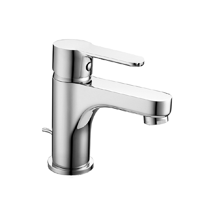 Cisal Tender Смеситель для раковины, на 1 отв., с донным клапаном, цвет: хром