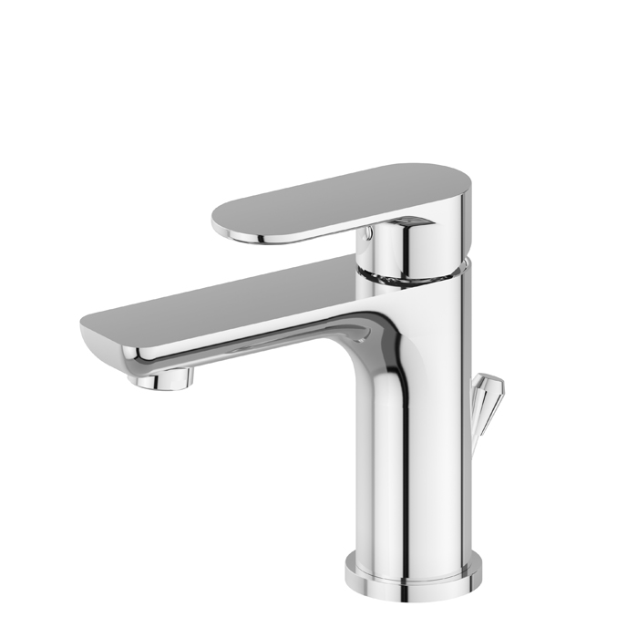 Newform Extro Смеситель для раковины, 1 отв., с донным клапаном, цвет: mixer хром