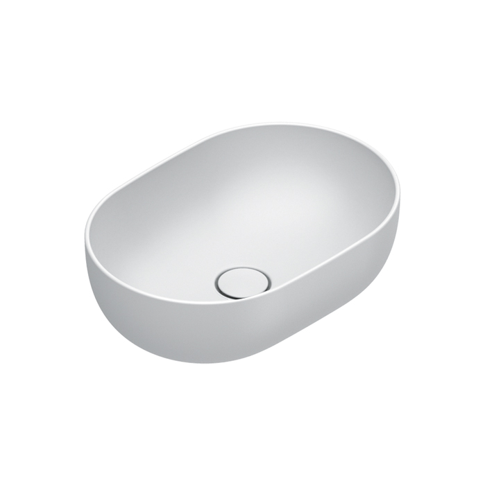 Catalano Sfera Раковина 50x35см накладная, без отв., цвет: белый матовый