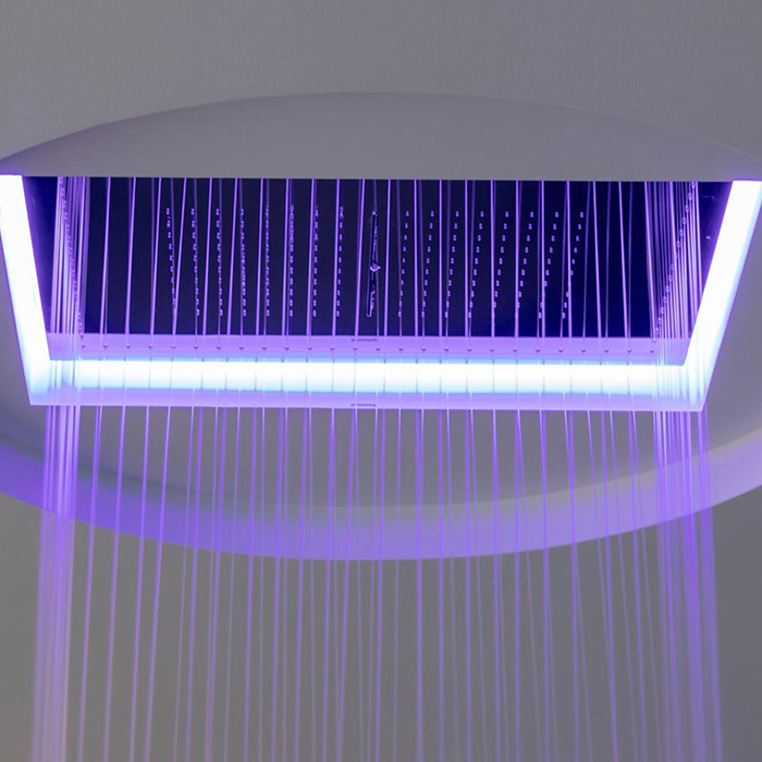 Antonio Lupi Meteo  Встраиваемый верхний душ  52x35x11см, с LED подсветкой, цвет: белый