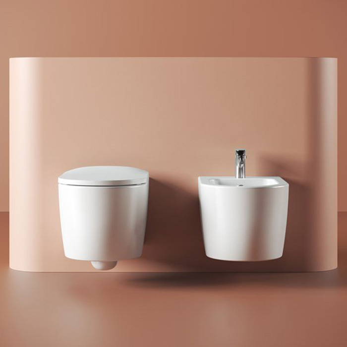 Artceram Monet Биде подвесное 36х52 см, 1 отверстие, цвет: белый