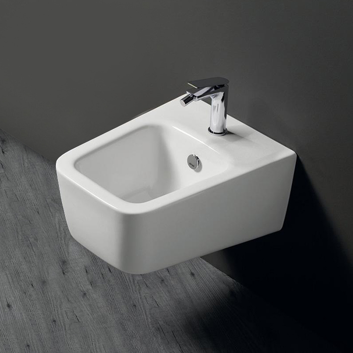 Simas Degrade биде подвесное 46х36,5см, цвет: белый
