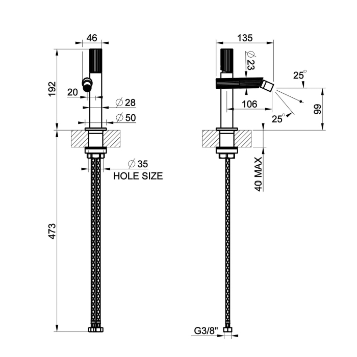 Gessi Incastri Смеситель для душа, настенный, цвет: Copper Br. PVD