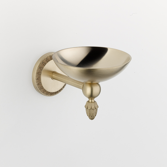 THG Malmaison Metal Мыльница металлическая, подвесная, цвет: Soft matt gold