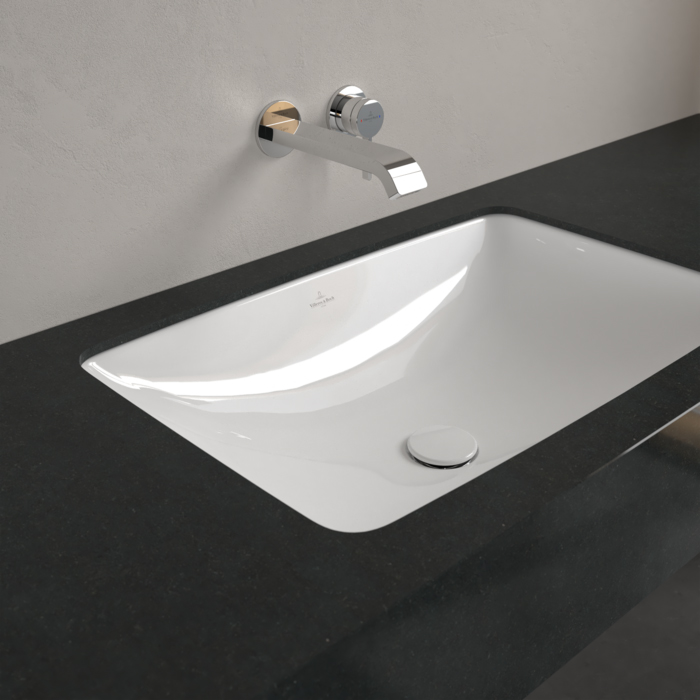 Villeroy&Boch Loop&Friends Раковина встраиваемая 61.5х38х18см., с переливом, цвет: альпийский белый