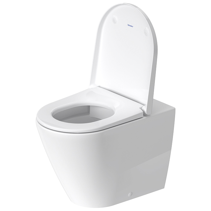 Duravit D-Neo Унитаз 37х58х40см., напольный, безободковый, слив в стену, цвет: белый