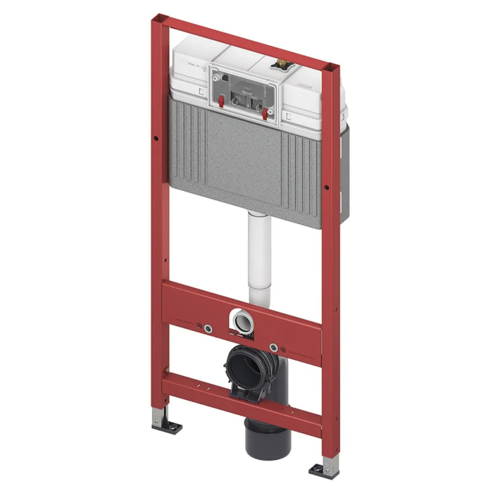 TECE Комплект TECEbase 3.0 c кронштейнами, звукоизоляцией, панелью смыва TECEnow, цвет: хром глянцевый