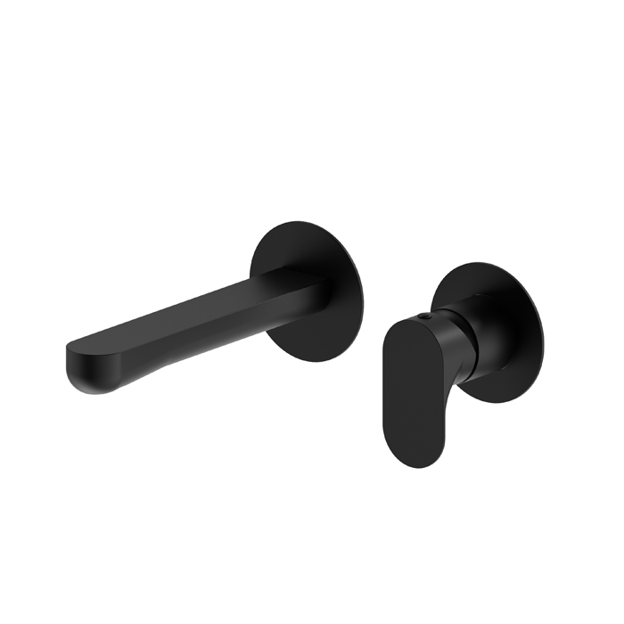 Newform Linfa II Смеситель для раковины, встраиваемый, внешняя часть, цвет: черный матовый