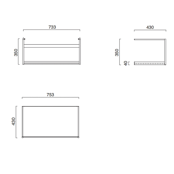 Catalano Premium/Green Металлическая структура 80, цвет: черный матовый
