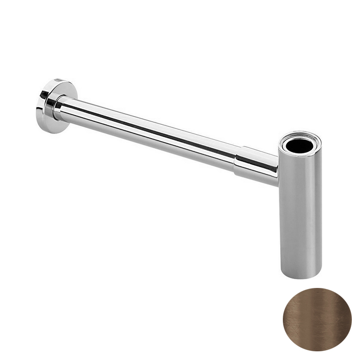 Cisal Ricambi Сифон 1"1/4 для раковины, цвет: темная матовая латунь