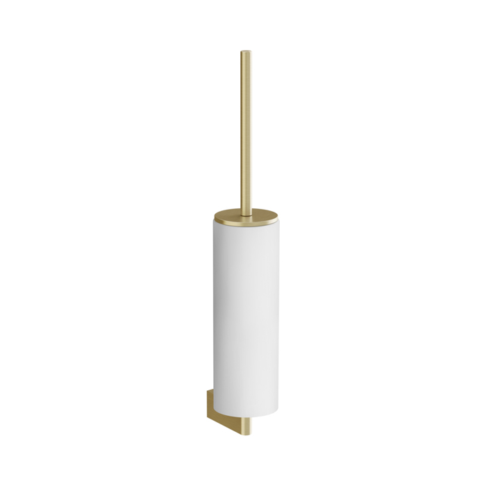 Gessi Origini Туалетный ёршик, подвесной, цвет: белый/Brushed Brass PVD