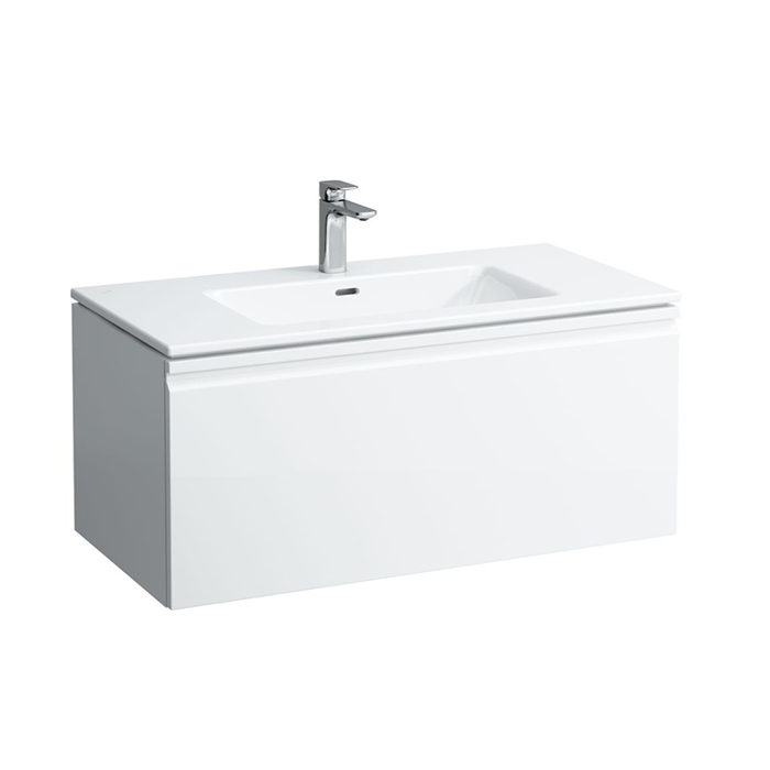 Laufen Pro S Тумба с раковиной 100х50х46см, подвесная, цвет: белый глянцевый