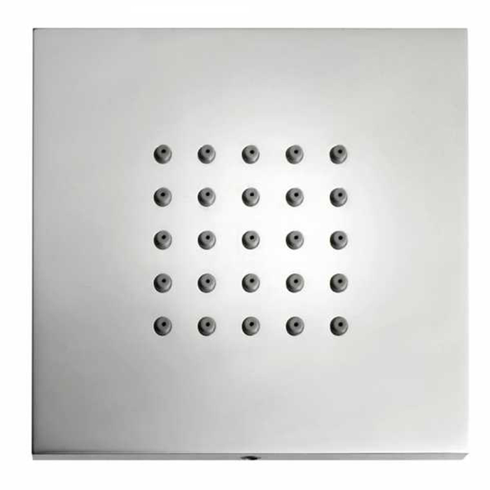 Bossini Cubic Flat Настенная форсунка 10х10 см, цвет: хром