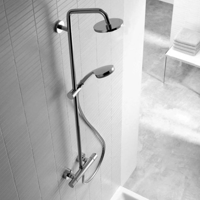 Hansgrohe Croma 160 Showerpipe, Душевой гарнитур 160 1jet Showerpipe, держатель 270 мм, цвет: Хром 